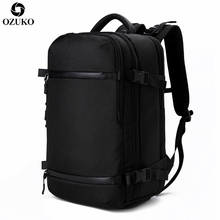 OZUKO Men's Backpack USB 17.3Inch Laptop Backpack School bag Large Capacity Travel Backpack Multi-functional Casual Male Mochila 2024 - buy cheap