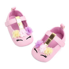 Zapatos de bebé con lazo bonito para niña, zapatos de princesa para cumpleaños, zapatos de boda, de fondo suave, primeros pasos 2024 - compra barato