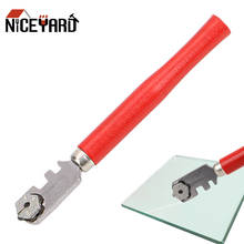 NICEYARD, портативный резак для стекла, алмазный наконечник 130 мм, профессиональные поделки для окна, инструменты для стеклянного ножа, резак для стеклянной плитки, ручной инструмент 2024 - купить недорого