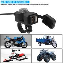 3.1A Waterproof Motorcycle USB Phone Charger SAE to USB Adapter w/ Cable Harness 2024 - buy cheap