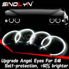 Sinolyn-luces LED para coche, faros delanteros tipo Angel Eyes para BMW E46/E39/E36/E38 Sedan/Wagon/Coupe, COB, DRL, ajuste de accesorios 2024 - compra barato