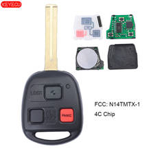 KEYECU Replacement Remote Key Fob 3 Button 312MHz for Lexus RX300 1999-2003 FCC: N14TMTX-1 - 4C Chip 2024 - buy cheap