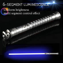 Espada láser recargable con mango de Metal, sable de luz de Luke, sonido cambiante de Color, nuevo estilo barra de luz 2024 - compra barato