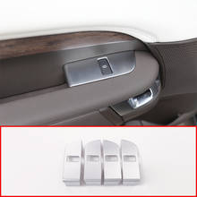 4pcs ABS Matt Silver Interior Child lock Frame Trim For Land Rover Discovery 5 2017 2018 L462 LR5 Car Interior Accessories 2024 - buy cheap