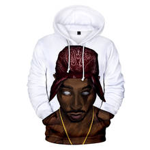 Rip Tupac Hoodies Men Women Hoodies Fashion Hip Hop 3D Hoodies Rapper 2Pac Fashion Skateboards Sweatshirts Male Casual Hoodies 2024 - buy cheap