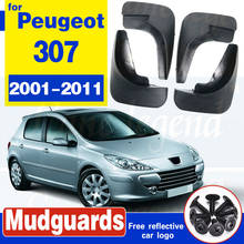 New 4Pcs Mud Flaps Flap Splash Guards Mudguard Mudflaps Fenders For Peugeot 307 2001-2011 2003 2004 2005 2006 2007 2008 2024 - buy cheap