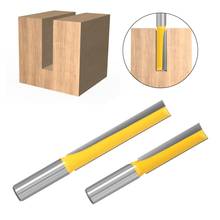 1/2 Inch 12mm Shank Straight Router Bit Woodworking Cutter Wood Cutting Tool solid high hardness carbon YG6 Alloy Router Bit 2024 - buy cheap