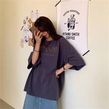 Casual Loose Letter Print Tshirt Women's T-shirts Tops Japanese Kawaii Ladies Ulzzang Female Korean Harajuku Clothes For Women 2024 - buy cheap