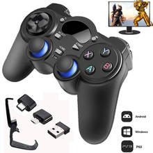 2.4 G Controller Gamepad Android Wireless Joystick Joypad with OTG Converter For Tablet PC Smart TV Box For PS3/Smart Phone 2024 - buy cheap