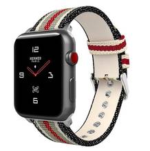 Персонализированный ремешок для часов apple watch ремешок для iwatch 5 4/3/2/1 38 мм 42 мм 40 мм 44 мм модный браслет 2024 - купить недорого
