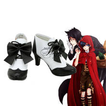 Anime Black Butler Little Red Riding Hood Ciel Phantomhive Cosplay Shoes Custom Made 2024 - buy cheap