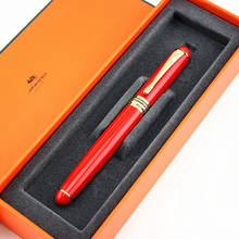 Jinhao-bolígrafos de Fountaine de punta media, Pluma de tinta de lujo de alta calidad, 0,5mm, Pluma de Fuente caliente, penno Stilografica, X750 2024 - compra barato