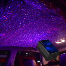 Идеальный светодиодный ночник для автомобиля с USB-разъемом, настраиваемый ночник для крыши, Звездный ночник, настраиваемый Стайлинг автомобиля, светильник салона автомобиля 2024 - купить недорого