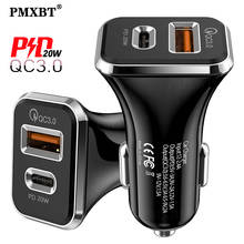 Car Charger USB Type C Dual Port QC 3.0 PD 20W Fast Charging Adapter For iPhone 11 12 Pro Max Xiaomi Mobile Phone Charge Socket 2024 - buy cheap