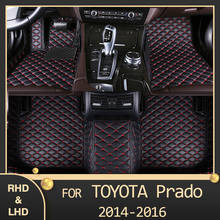 MIDOON Car floor mats for Toyota Prado 2014 2015 2016 Custom auto foot Pads automobile carpet cover 2024 - buy cheap