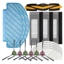 Основная щетка боковая щетка HEPA салфетка для очистки одноразовая Тряпка Для Ecovacs Deebot T8 аксессуары для робота-пылесоса 2024 - купить недорого