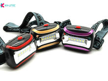 Portable Super Mini 6 LED Headlamp 3 modes Beam light 3*AAA Headlight Lantern Head Lamp Torch for Outdoor Lighting With Headband 2024 - buy cheap