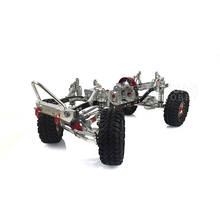 1/10 SCX10 D90 RC Remote Control Crawler Car Chassis Silver 313MM WB Aluminium Alloy Frame Outdoor Toy For Boy Gift TH01592-SMT6 2024 - buy cheap