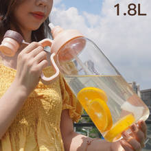 1800ml Large Capacity Plastic Water Bottle Bpa Free Sport Bottles Outdoor Portable Drinking Bottle 2024 - buy cheap