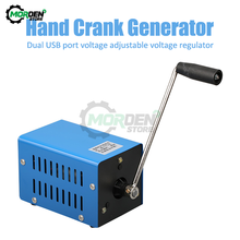 3-15V DIY Emergency Hand Crank Generator Dynamotor High Power Charger USB Charging Camping Survival Power Bank 2024 - buy cheap