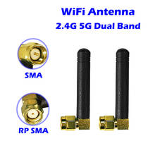 Antena WiFi para tarjeta PCIe, paquete de 10/20 paquetes, 2,4 GHz, 5GHz, 5,8 GHz, banda Dual, 3dbi, adaptador USB, placa ITX, enrutador de red, Bluetooth 2024 - compra barato