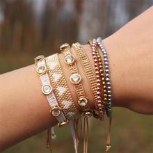 ZHONGVI Miyuki Bracelet Bohemian Heart Gold Bracelets Pulseras Mujer Moda Handmade Jewelry 2021 Best Friends Gifts Wholesale 2024 - buy cheap