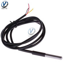 Waterproof Digital Thermal Probe LM35DZ Temperature Probe Sensor Module 1M length Cylindrical Accuracy Temperature Cable Probe 2024 - buy cheap