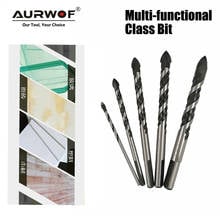 LA VIE Multifunctional Glass Bit Twist Spade Drill Triangle Bits For Ceramic Tile Concrete Glass Marble 3mm to 12mm DB02054 2024 - buy cheap