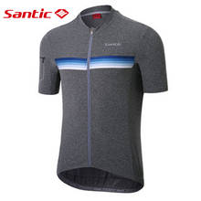 Santic Casual Mountain Men Cycling Jersey Short Sleeve Breathable Jersey Cuff Spring and Summer Short Sleeve Cycling Top 2024 - buy cheap