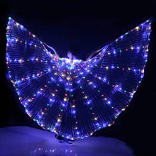 Hot-Selling Bellydancing LED Isis Wings Nice Oriental Dance Accessory LED Wings Sexy Stage Show Props Wings 5 colors available 2024 - buy cheap