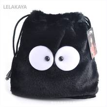 7 Styles New Plush Purse Soft Stuffed Anime Cartoon Cute Totoro No Face Man Kawaii Fairydust Coin Drawstring Bag Debris Package 2024 - buy cheap