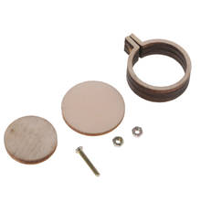 Mini anillo de aro de madera para punto de cruz, marco circular bordado para fabricación de colgantes 2024 - compra barato