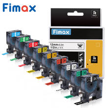 Fimax-etiqueta de vinilo Compatible con DYMO Rhino, 18443, 18431, 18434, 18444, 18432, 1805430, 1805431, 4200,5000, 1 unidad 2024 - compra barato
