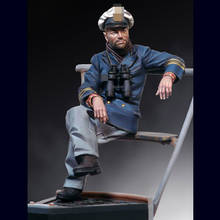 Figura de resina sin pintar a escala 1/18, figura de capitán GK, u-boat 2024 - compra barato