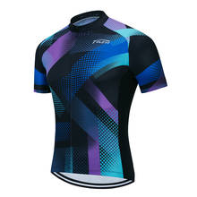 2021 teleyi Champion Cycling Clothing Short Sleeve Jersey Pro Team Bike Shirt Men Summer Bicycle Race Tops MTB Ropa Ciclismo 2024 - buy cheap