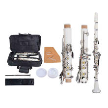 17 Keys B Flat Clarinet with Case,Reeds,Gloves,Reeds Clip Musical Instruments Accessories for Beginer Start Kit 2024 - buy cheap