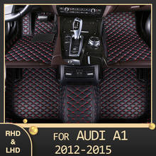 MIDOON Car floor mats for AUDI A1（Four doors）2012 2013 2014 2015 Custom auto foot Pads automobile carpet cover 2024 - buy cheap