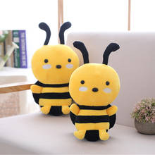 20cm Mini Cute Cartoon Honeybee Plush Toy Lovely Bee with Wings Soft Stuffed Baby Dolls Children Appease Dolls Kids Bedtime Doll 2024 - buy cheap
