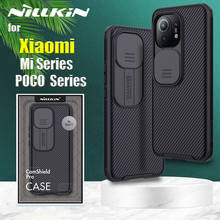 for Xiaomi Mi 11 10T Pro Mi10 Lite 10 Ultra 5G Case Nillkin Slide Camera Protection Lens Protect Privacy Cover on POCO X3 NFC M3 2024 - buy cheap