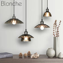 Modern Glass Pendant Lamp Industrial American Pendant Lights Dining Room Bedroom Kitchen Loft Hanging Lamp Home Decor Luminaire 2024 - compre barato