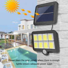 Lámpara de pared con Panel Solar para exteriores, luz LED decorativa con Sensor de movimiento PIR, impermeable, iluminación de calle y jardín 2024 - compra barato