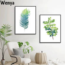 Pintura decorativa para casa, planta fresca, nórdica, pequena, imagem modular, arte de parede, poster, impressão de tela para sala de estar, emoldurado 2024 - compre barato