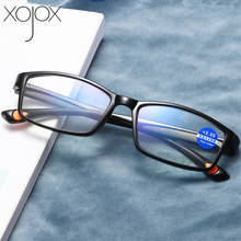 Xojox óculos de leitura unissex tr90, ultraleve, anti luz azul, para presbiopia e hipermetropia, + 1.5 2.5 3.5 2024 - compre barato