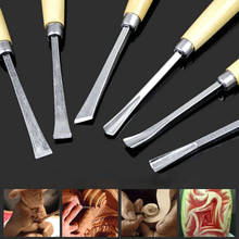 Cincel de mano para tallado de madera, juego de herramientas manuales para carpinteros, cortador de tallado, bricolaje, 6 uds. 2024 - compra barato