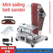 2020 New Mini Multi-function Grinder Belt Machine Electric Belt Machine Sanding Machine DIY Polishing Grinder Blade Sharpener 2024 - buy cheap