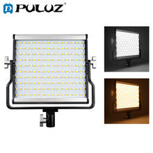 PULUZ-Lámpara de luz LED para estudio de fotografía, iluminación de fotografía para boda, noticias, entrevista, 15W, 1650lm, 200 LED, 3200-5600K 2024 - compra barato