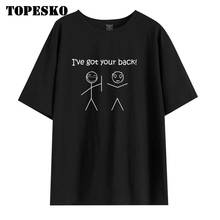 Topesko camiseta estampa para os pequenos, camisetas de manga curta 100% algodão para homens e mulheres 2024 - compre barato