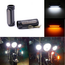 Luzes de barra de motocicleta para direção em estradas, luzes de led para harley 1-1/4 polegadas, barra de choque para touring 2024 - compre barato