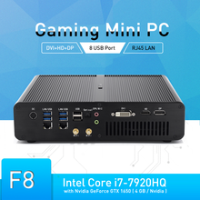 Hystou-Mini PC Gaming Intel Core i7 7820HQ, HK N.VIDIA GTX1650 GeForce, 4gb, 2 x DDR4, ordenador de escritorio, Windows 10, 4K, HDMI, DP, DVI 2024 - compra barato