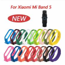 Colors Bracelet for Xiaomi Mi Band 5 / 6 Sport Strap watch Silicone wrist strap For xiaomi mi band 5 bracelet Miband 5 Strap 2024 - buy cheap